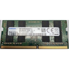 Samsung 16GB DDR4 3200MHz PC4-25600 1.2V 2Rx8 260-Pin SODIMM Módulo de Memoria RAM para computadora portátil M471A2K43DB1-CWE