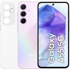 SAMSUNG Galaxy A55 5G, Dual, 256GB 8GB Ram, Awesome Lilac + Case