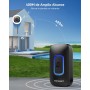 TECKNET Timbre Inalámbrico Exterior Impermeable, 400M Alcance RGB Timbre Inalámbrico IP66, 5 Niveles de Volumen (0-110dB) y 60