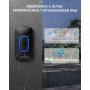 TECKNET Timbre Inalámbrico Exterior Impermeable, 400M Alcance RGB Timbre Inalámbrico IP66, 5 Niveles de Volumen (0-110dB) y 60