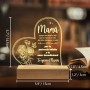 Niyewsor Regalos Dia de la Madre, Regalo para Mamá Luz Nocturna, Regalos Mamá Cumpleaños, Día de la Madre Navidad Regalos para