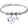 MNBVBV Pulsera para Mamá Pulsera Mamá personalizada día de la Madre Regalo original，pulsera mamá e hija Regalo de cumpleaños