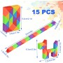 GOLDGE 15pcs Mini Magic Snake Cube, Serpiente Magica Cubo Mágico de Serpiente, Regalos Colegio Detalles Cumpleaños Niños Regalos