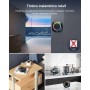 TECKNET Timbre Inalámbrico con Pilas, RGB Timbre Inalámbrico Exterior Impermeable IP66 con 2 Receptores, 400M Alcance, 5 Niveles