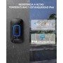 TECKNET Timbre Inalámbrico con Pilas, RGB Timbre Inalámbrico Exterior Impermeable IP66 con 2 Receptores, 400M Alcance, 5 Niveles