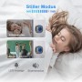 SURFOU Timbre Inalámbrico Exterior Impermeable, Timbres para Puerta con 300m Alcance, 55 Melodías Ajutables, 5 Niveles de