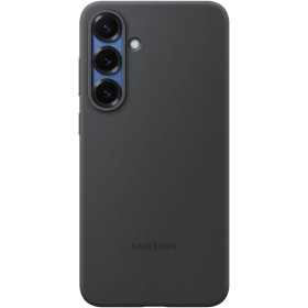 SAMSUNG Funda de Silicona Blanda para Galaxy S25+, Color Negro