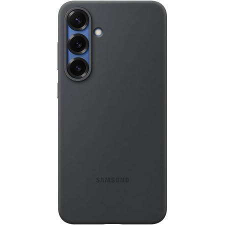 SAMSUNG Funda de Silicona Blanda para Galaxy S25+, Color Negro