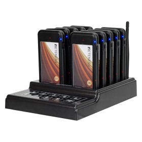 Retekess TD174 Sistema de Llamadas Restaurante, Buscapersonas de Restaurante, Al Aire Libre 500M, Batería de 200 mAh, Indicador