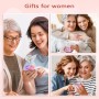 Sunia Rosa Eterna Regalo Dia de la Madre,Flores Preservadas Regalo Mujer,Flore Eterna con Figura Ángel Día de la Madre
