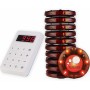 Retekess TD158 Sistema de Llamadas Restaurante, 500M Avisador Hosteleria, Tubo Digital LED, Material PC Transparente, Avisadores