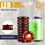 Retekess TD158 Sistema de Llamadas Restaurante, 500M Avisador Hosteleria, Tubo Digital LED, Material PC Transparente, Avisadores