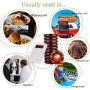 Retekess TD158 Sistema de Llamadas Restaurante, 500M Avisador Hosteleria, Tubo Digital LED, Material PC Transparente, Avisadores