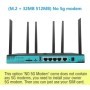 ZBT-enrutador de tarjeta SIM 4G y 5G, 1200Mbps, bandas duales, 2,4G, 5
