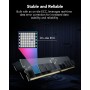 Lexar ARES RGB DDR5 RAM 32GB Kit (2x16GB) 6400MHz, DRAM Memoria 288-Pin U-DIMM, Memoria de computadora juegos para XMP 3.0/AMD