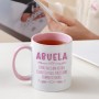 LOZACHE Taza Abuela de Café, Idea Regalo para Super Abuela Cumpleaños, Navidad, Dia de la Madre, 350ml Rosa