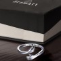 Anillo Mujer "Siempre Contigo Mamá" en Plata de Ley 925 - Regalo de Cumpleaños o Navidad para Madres, Abuelas - Anillo Ajustable