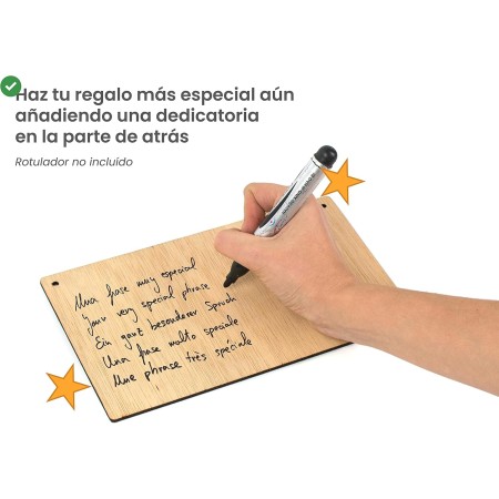 CONTRAXT Marco de Fotos Mama Dia de la Madre. Colgar fotos con pinzas madera natural ideas regalos detalles para mama postal