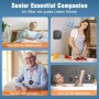 ChunHee Botón de Llamada Emergencia Inalámbrica/Boton Alarma Ancianos/Boton SOS Personas Mayores/Buscapersonas del Cuidador para