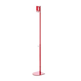 SOPORTE DE EXTINTOR DE SUELO"KITPOLE" ROJO