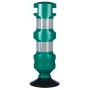 Hito de balizamiento y señalizacion de trafico H-75 verde con base de goma desmontable (tacos y tornillos incluido)