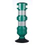Hito de balizamiento y señalizacion de trafico H-75 verde con base de goma desmontable (tacos y tornillos incluido)