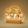 Bemaystar Día de la Madre, Lampara Personalizada con tu Foto, 3D Led 22x15cm con Fotos y Textos, Mama Regalo Original para