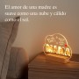 Bemaystar Día de la Madre, Lampara Personalizada con tu Foto, 3D Led 22x15cm con Fotos y Textos, Mama Regalo Original para
