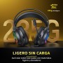 Tatybo Cascos Gaming para Ps4/Ps5/PC/Switch, Auriculares Gaming con Doble Diadema Adaptable, 3D Estéreo Sonido, Cascos con Cable