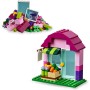 LEGO 10696 Classic Caja de Ladrillos Creativos Mediana con Base Verde, Coches y Animales, Juguete para Construir para Niños de 4