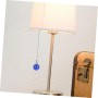 QUMIIRITY Elegante Cadena Decorativa Para Ventilador De Techo 2 Piezas De Cristal Extensión De Cadena Para Luces De Pared Y