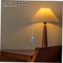 QUMIIRITY Elegante Cadena Decorativa Para Ventilador De Techo 2 Piezas De Cristal Extensión De Cadena Para Luces De Pared Y