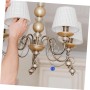 QUMIIRITY Elegante Cadena Decorativa Para Ventilador De Techo 2 Piezas De Cristal Extensión De Cadena Para Luces De Pared Y