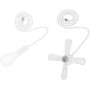 Alipis 2 Uds Extensor De Cadena De Tracción Para Ventilador De Techo Cadenas Para Ventiladores De Techo Y Luces Cadena De