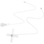 Alipis 2 Uds Extensor De Cadena De Tracción Para Ventilador De Techo Cadenas Para Ventiladores De Techo Y Luces Cadena De