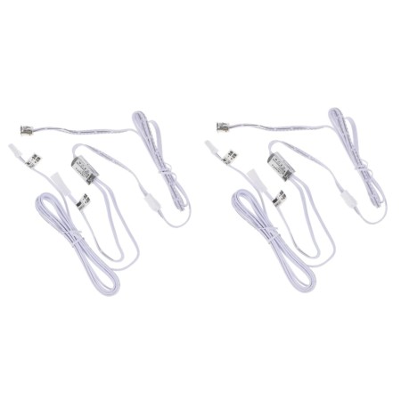 jojofuny 2 Uds Cinta Táctil LED Luz Atenuador LED Sensor De Puerta Tira De Luz LED Para Gabinete Tira De Luz LED Sensor De
