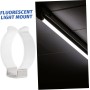OSALADI 12 Piezas T12 Hebilla De Lámpara Soportes De Tubo Base De Luz LED Tubo De Luz LED Soporte De Tubo Soporte De Lámpara