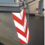 Orafol conteneurs warnmarkierung autocollante 141 mm 705 4 bandes (2 x 2 x gauche à droite)