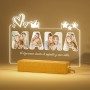 iDIY Marco de Fotos Personalizado con Foto y Texto - Te Amo Lampara LED - Regalos Personalizados San Valentin Mujer Hombre