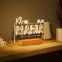 iDIY Marco de Fotos Personalizado con Foto y Texto - Te Amo Lampara LED - Regalos Personalizados San Valentin Mujer Hombre