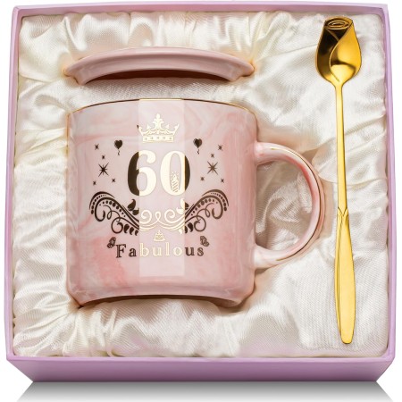 30 Cumpleaños Taza de Cerámica Jaspeada Rosa, 30 Años Regalos Originales Para Mujer Cumpleaños 30 Regalo Cumpleaños Mujer