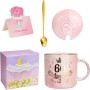 30 Cumpleaños Taza de Cerámica Jaspeada Rosa, 30 Años Regalos Originales Para Mujer Cumpleaños 30 Regalo Cumpleaños Mujer