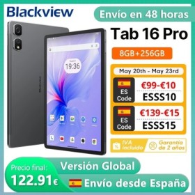 Blackview Tab 16 Pro Tablet PC 11 ''FHD + pantalla 8 GB RAM 256GB ROM 