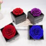 Qinqinxin Regalos Dia de la Madre, Rosa Eterna con Collar Regalos para Mama, Mejor mamá del Mundo, Flores Preservadas Dia de la