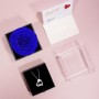 Qinqinxin Regalos Dia de la Madre, Rosa Eterna con Collar Regalos para Mama, Mejor mamá del Mundo, Flores Preservadas Dia de la