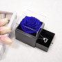 Qinqinxin Regalos Dia de la Madre, Rosa Eterna con Collar Regalos para Mama, Mejor mamá del Mundo, Flores Preservadas Dia de la