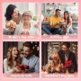 Qinqinxin Regalos Dia de la Madre, Rosa Eterna con Collar Regalos para Mama, Mejor mamá del Mundo, Flores Preservadas Dia de la