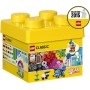 LEGO 10696 Classic Caja de Ladrillos Creativos Mediana con Base Verde, Coches y Animales, Juguete para Construir para Niños de 4