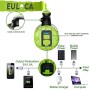EULOCA Linterna de Cámping Recargable LED , faroles de mano multifuncional con 2600mAh Power Bank, Antorcha LED CREE, lámpara de