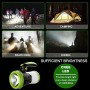 EULOCA Linterna de Cámping Recargable LED , faroles de mano multifuncional con 2600mAh Power Bank, Antorcha LED CREE, lámpara de